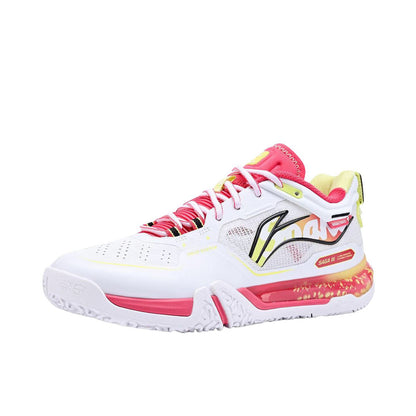 （Men）Li-Ning Saga Ⅲ Pro Badminton Shoes - White/Red