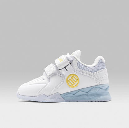（Kids）Lu Xiaojun Lifter 1.0 Professional Weightlifting Shoes / Squat Shoes - White
