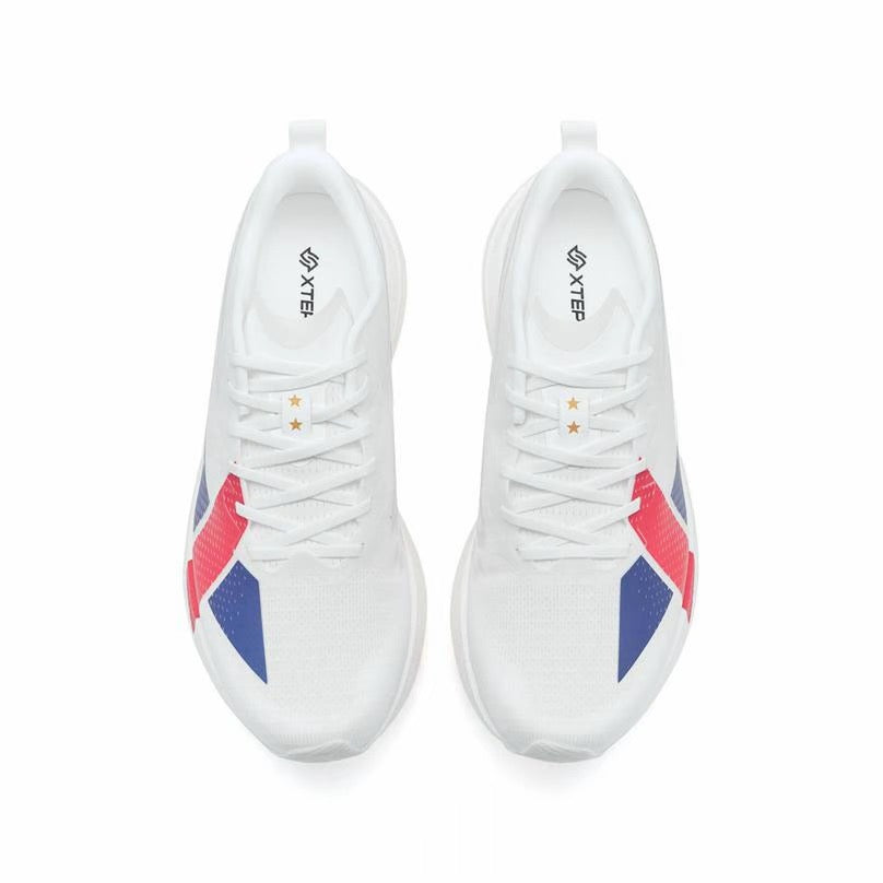 Xtep 2000km 5.0 Pro Running Shoes - White/Blue/Red