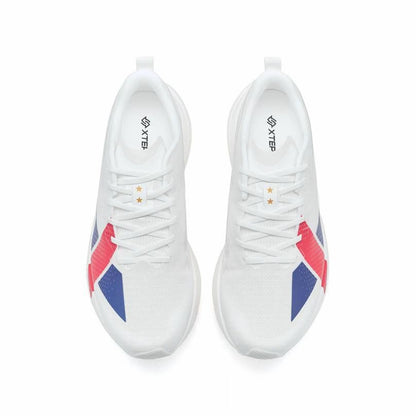 Xtep 2000km 5.0 Pro Running Shoes - White/Blue/Red