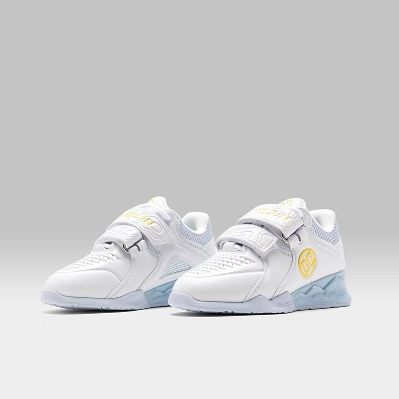 （Kids）Lu Xiaojun Lifter 1.0 Professional Weightlifting Shoes / Squat Shoes - White