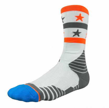 UZPO Star-Shaped Towel Basketball Socks