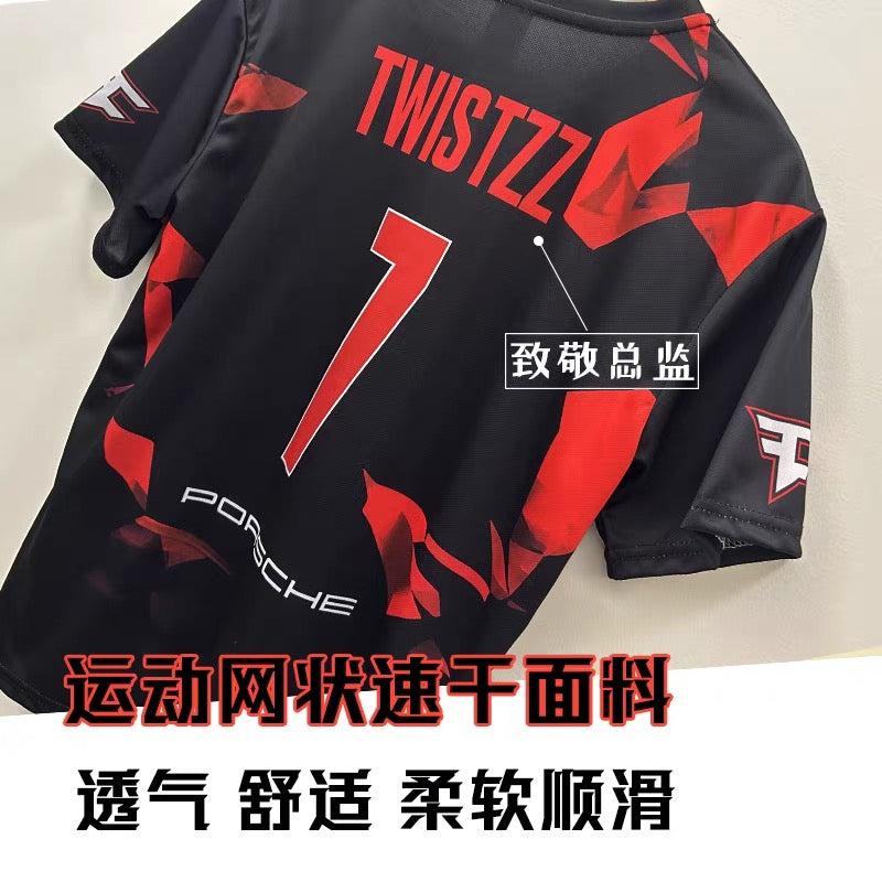 2024 CSGO FAZE CLAN Team Jersey CS2 Tournament IEM/twistzz Director Majort T-shirt