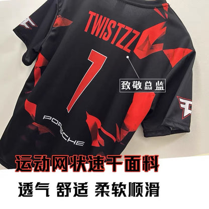 2024 CSGO FAZE CLAN Team Jersey CS2 Tournament IEM/twistzz Director Majort T-shirt