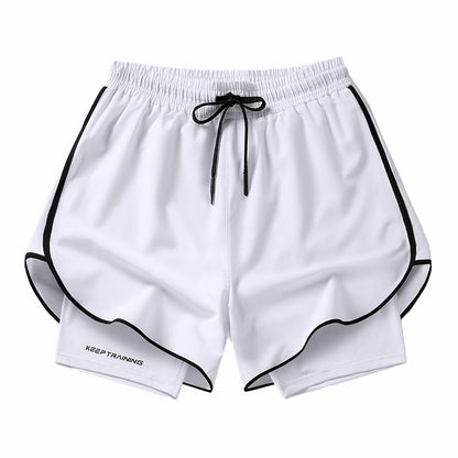 Double-layer Marathon/Running Quick-drying Shorts