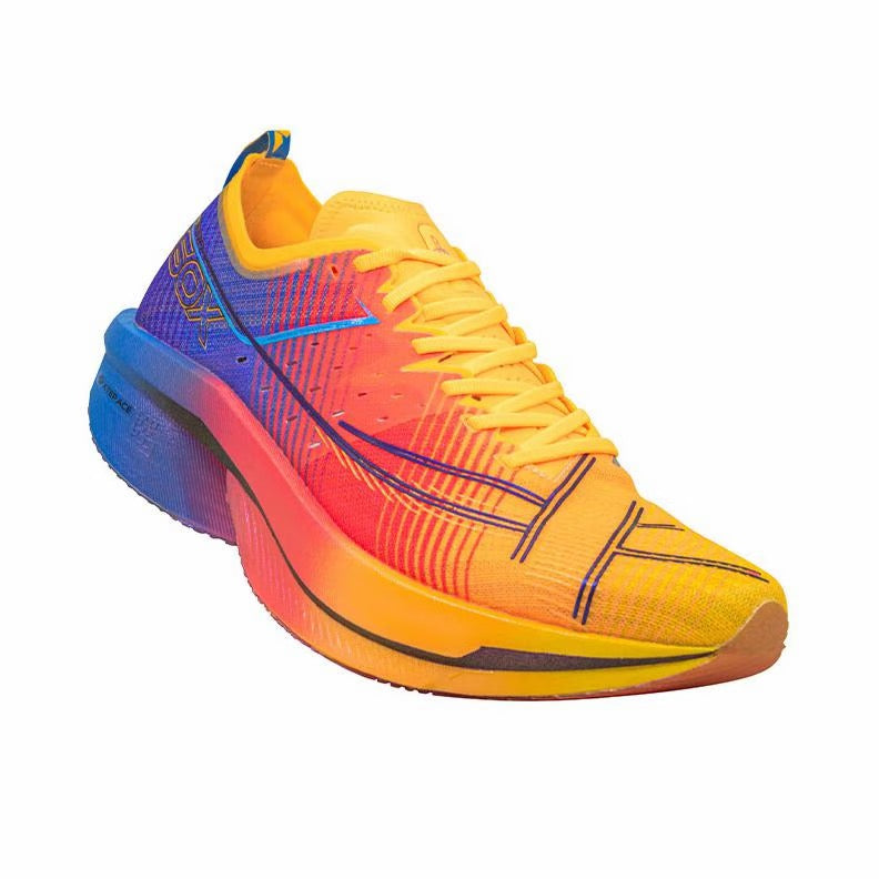 （Women & Men）Xtep 160X 6.5 Pro Running Shoes - Blue/Orange/Yellow