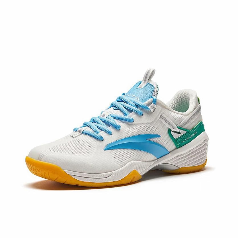 Anta Professional Badminton Shoes - White/Blue