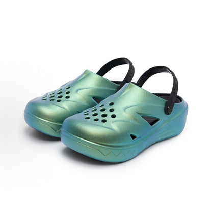 Rigorer Shark 4 SliX Technology Slides - Electroplated Green