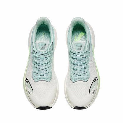 【Yibo Wang】 Anta Stinger 6 Fabric PP Film Running Shoes - White/Clear Green