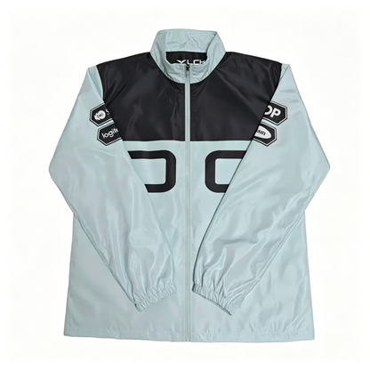 S16 World Championship DK Team Ice Blue And Black Color Block Jacket - ShowMaker