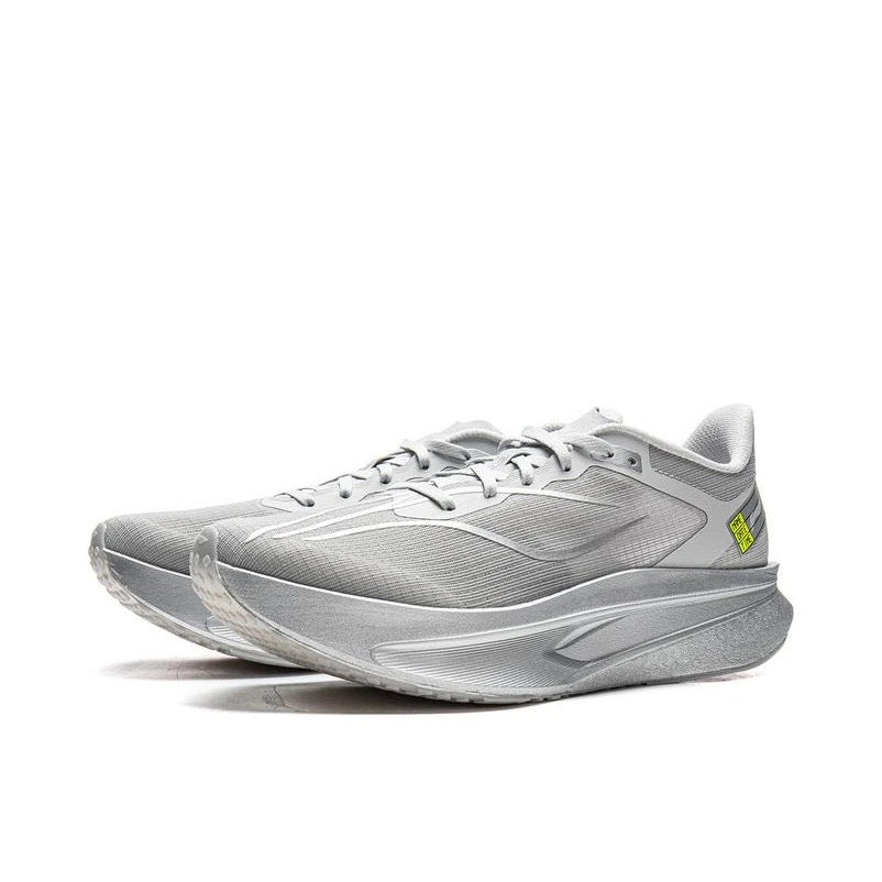 （Men & Women）Li-Ning Feidian 6 Challenger Racing Carbon Plate Running Shoes - Quiet Gray
