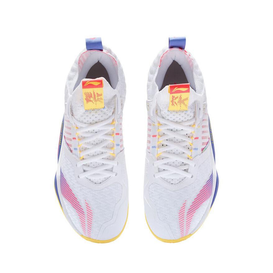 Li-Ning Dagger 4 Badminton Shoes - White/Red