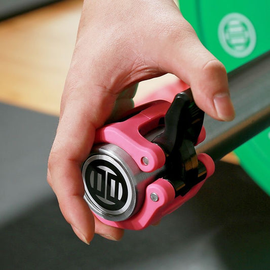 Lu Xiaojun Weightlifting Barbell With Colorful Plastic Buckles