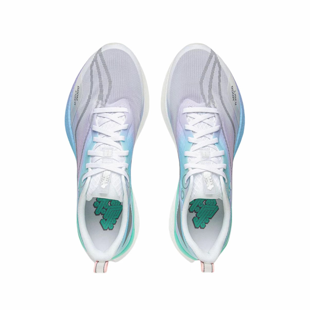 （Men & Women)【Xiao Zhan 】 Li-Ning Red Hare 8 Pro Running Shoes - Green/Blue/White