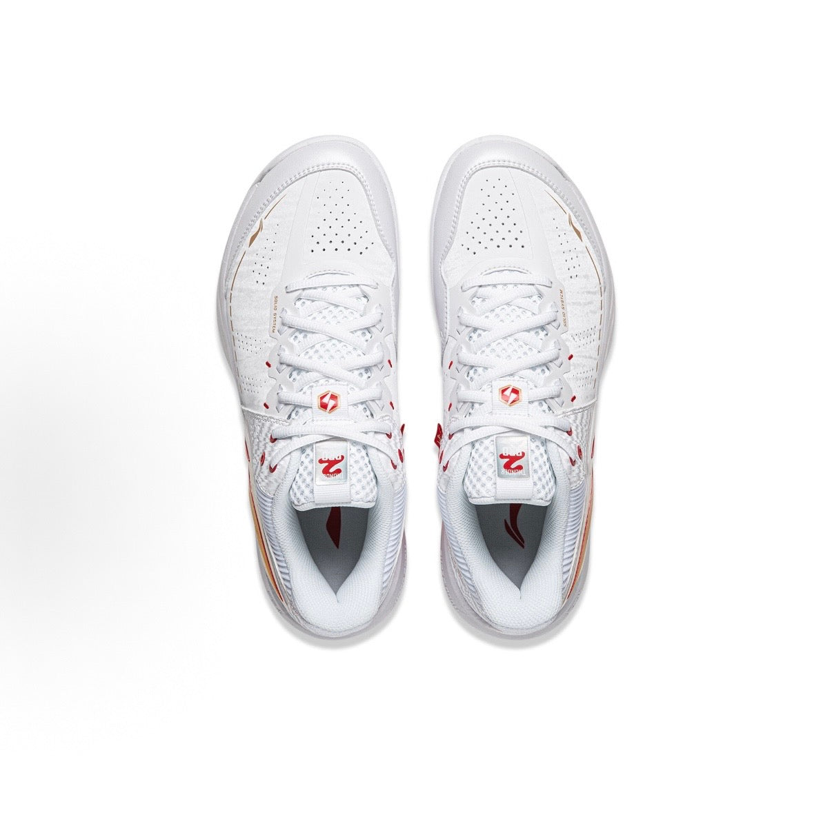 Li-Ning Thunder 2 Pro Badminton Shoes - Standard White/Neon