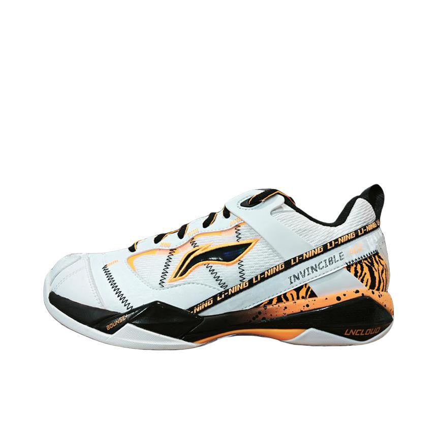 （Shi Yu Qi）Li-Ning Invincible Ace Badminton Shoes - White/Orange/Black