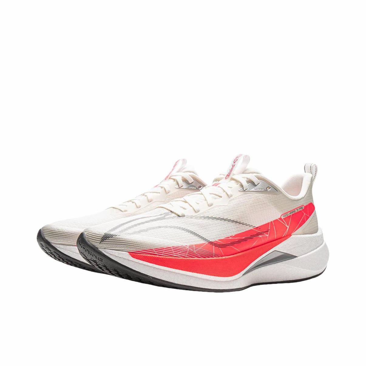Li-Ning Red Hare 9 Pro Marathon Running Shoes - White/Red