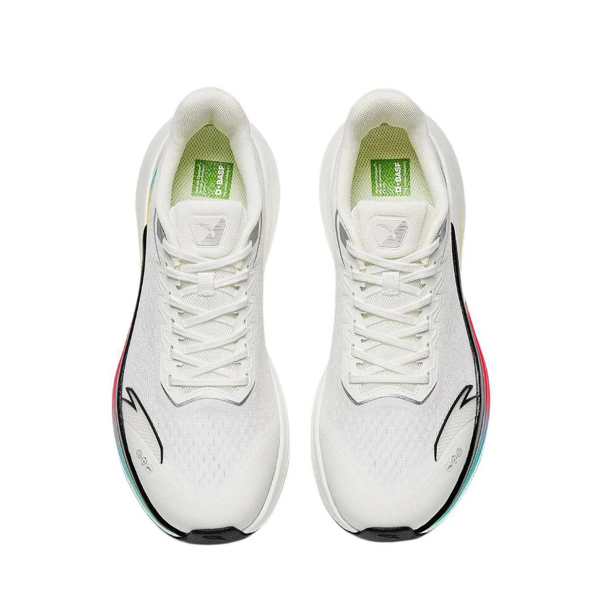 【Yibo Wang】 Anta Stinger 6 Fabric PP Film Running Shoes - Papyrus