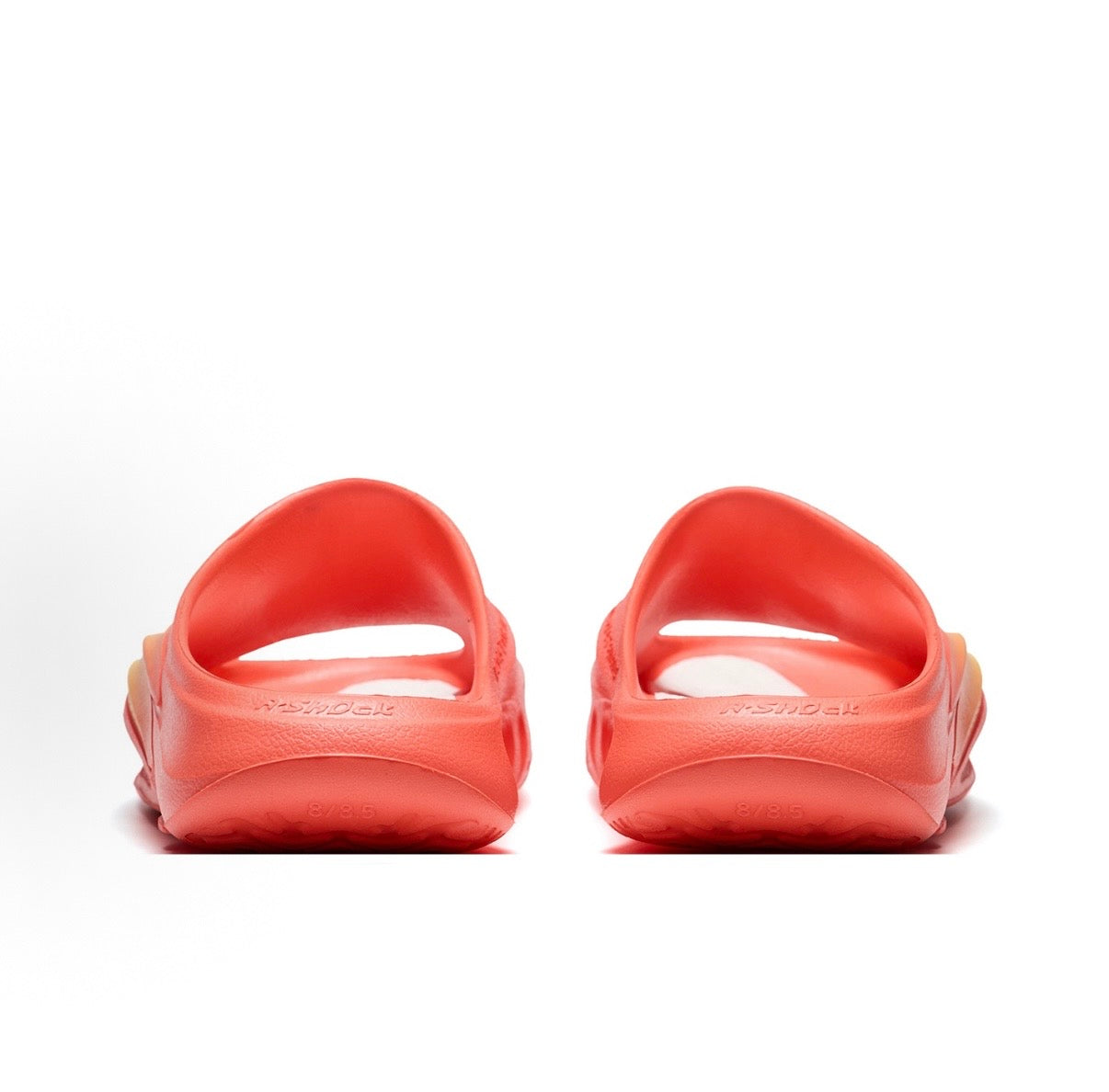 Anta Nitrogen Bubble Leisure Sports Recovery Slippers - Fluorescent Red