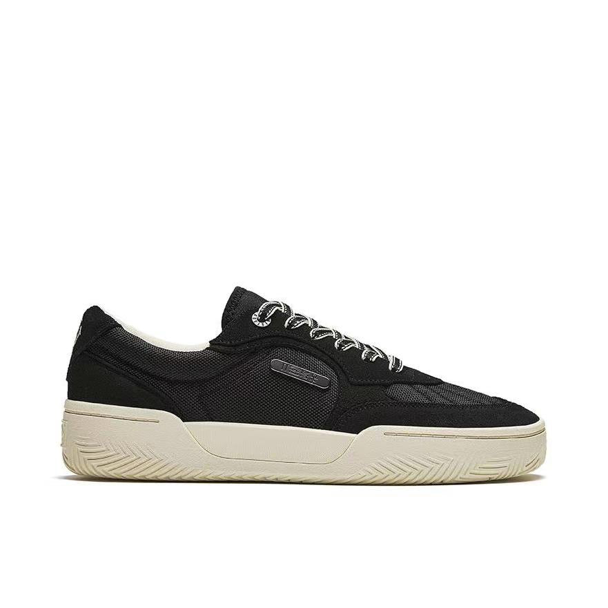 （Women/Men）Anta Kai Tribe Casual Skate Shoes - Black & White