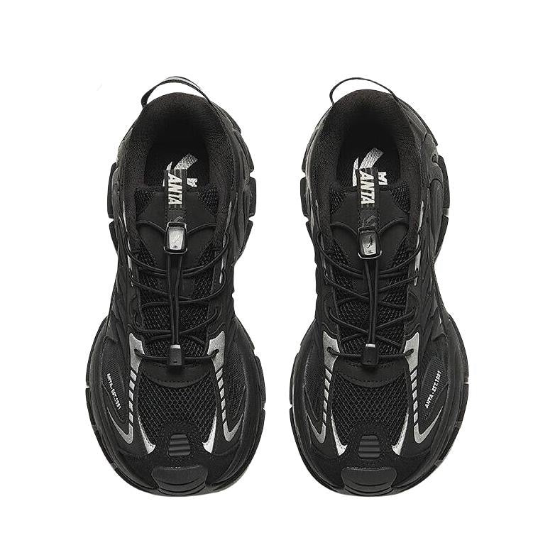 (Men & Women) Anta Star Moon 2 Retro Dad Shoes - Basic Black