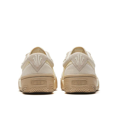 （Women/Men）Anta Kai Tribe Casual Skate Shoes - Almond White