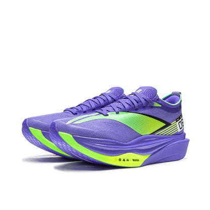 Li-Ning Feidian 6 Elite Challenger Racing Carbon Plate Running Shoes - Fluorescent Star Purple