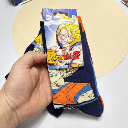 Anime Mid-calf Socks/Naruto/Dragon Ball/Goku