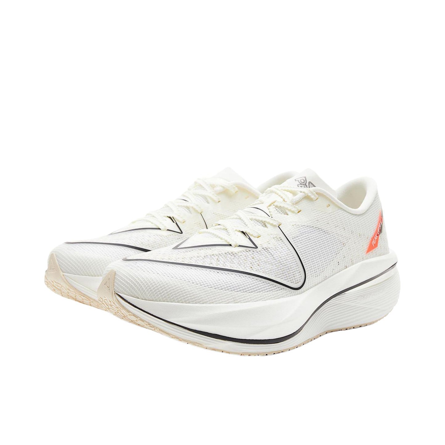 Peak Taichi UP30 4.0 Marathon Running Shoes - White/Black