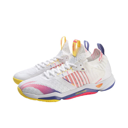 Li-Ning Dagger 4 Badminton Shoes - White/Red