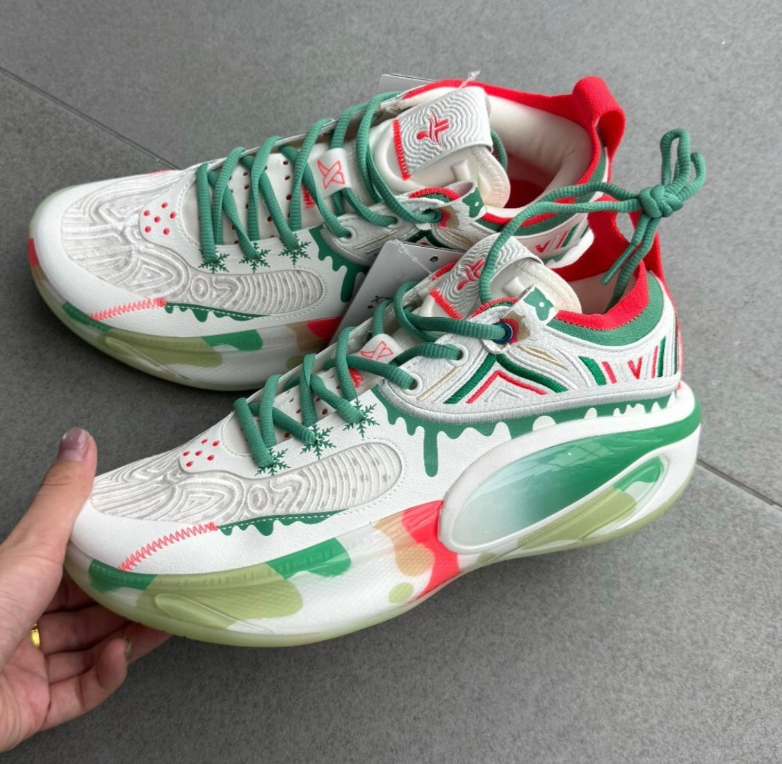 Xtep Jeremy Lin Jlin 6 - White/Green – Anto Sports