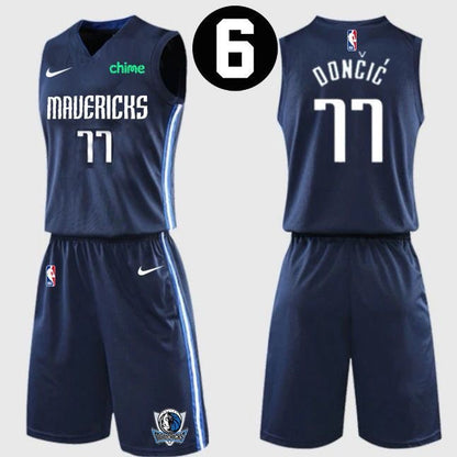 Mavericks No. 77 Doncic Basketball Jersey