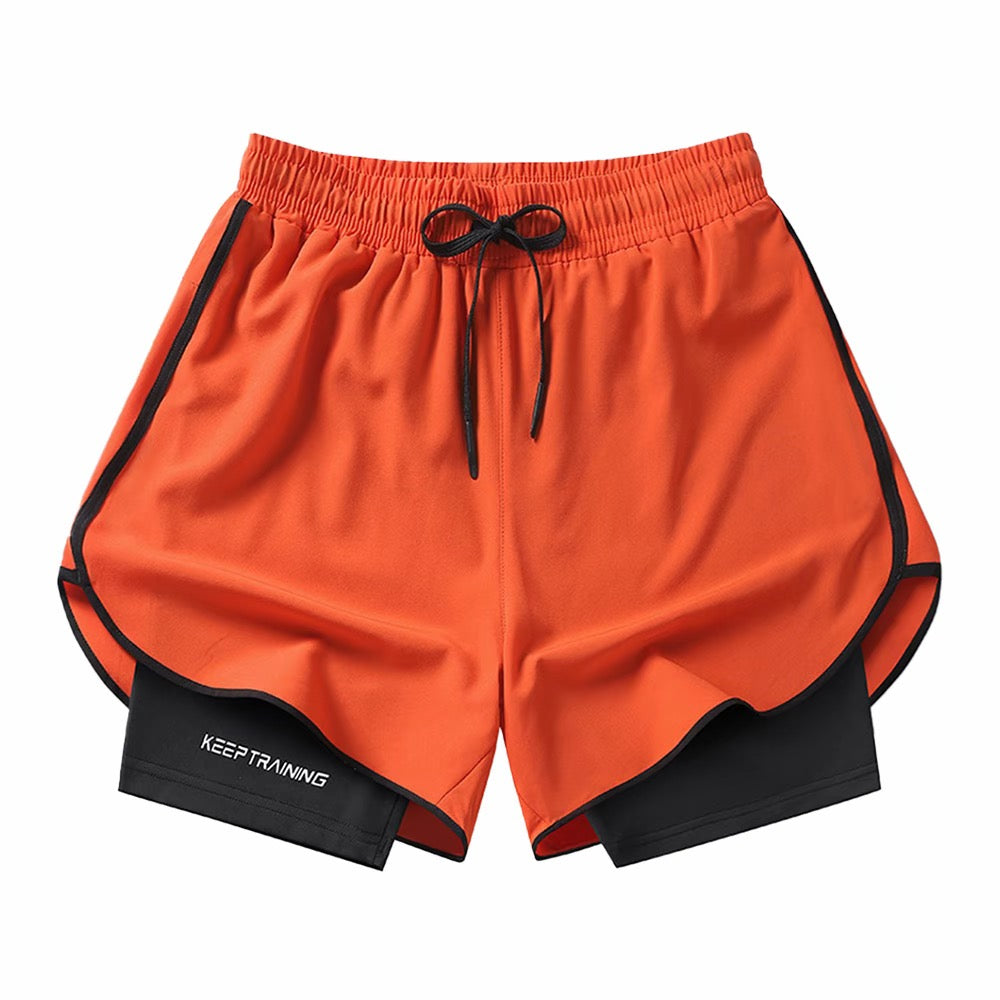 Double-layer Marathon/Running Quick-drying Shorts
