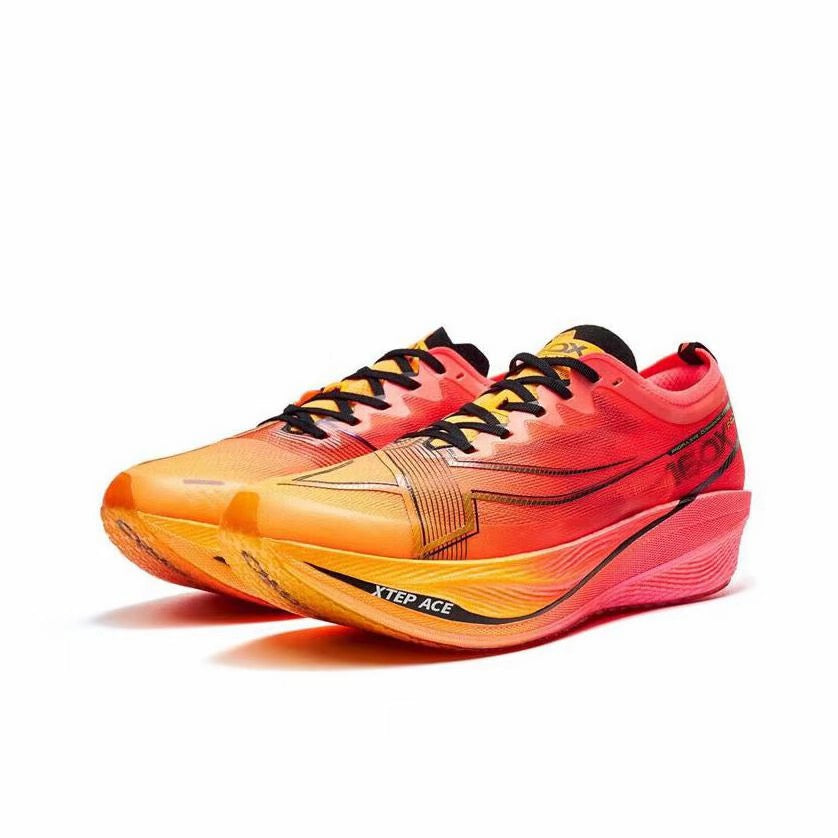 （Women & Men）Xtep 160X 5.0 Pro Marathon Running Shoes - Laser Red