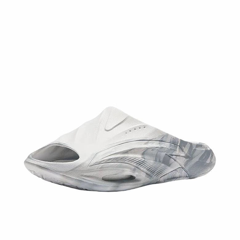 Anta Nitrogen Bubble Leisure Sports Recovery Slippers - Gray