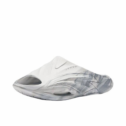 Anta Nitrogen Bubble Leisure Sports Recovery Slippers - Gray
