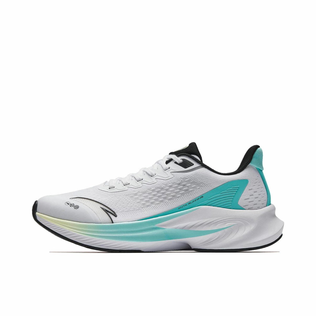 【Yibo Wang】 Anta Stinger 6 Fabric PP Film Running Shoes - White/Clear Blue