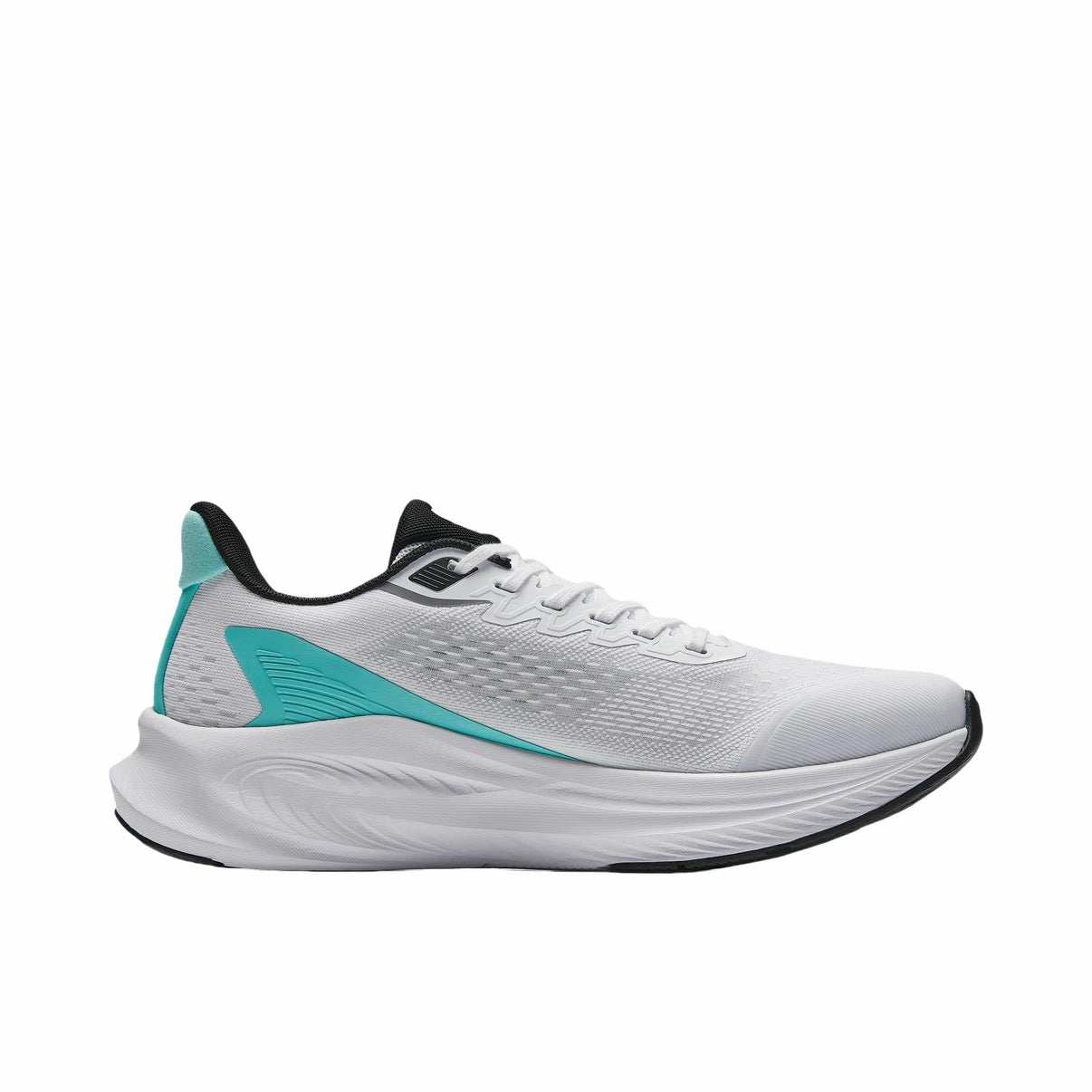 【Yibo Wang】 Anta Stinger 6 Fabric PP Film Running Shoes - White/Clear Blue