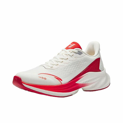 【Yibo Wang】 Anta Stinger 6 Fabric PP Film Running Shoes - White/Classic Red