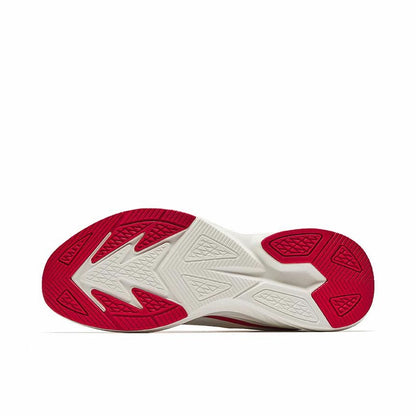 【Yibo Wang】 Anta Stinger 6 Fabric PP Film Running Shoes - White/Classic Red