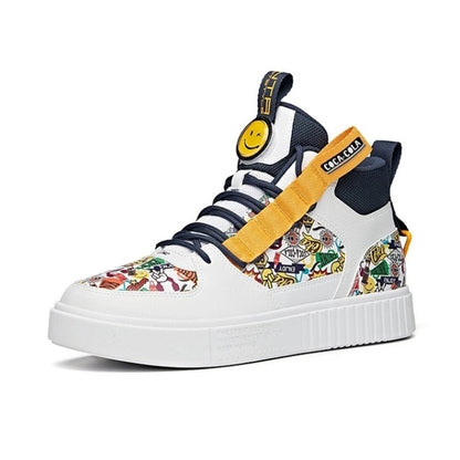 Coca Cola x Anta Anti-slip Skateboard Shoes - White/Blue