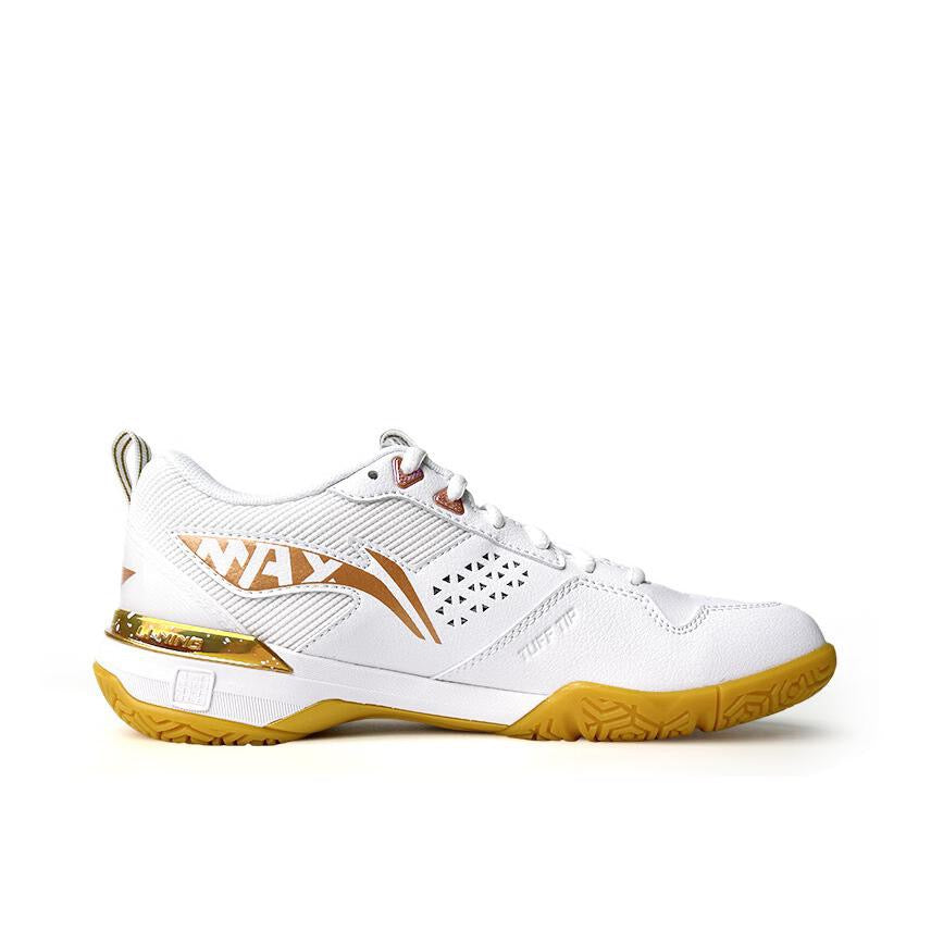 Blade DF-01 Max | Li-Ning Badminton Shoes - White/Gold