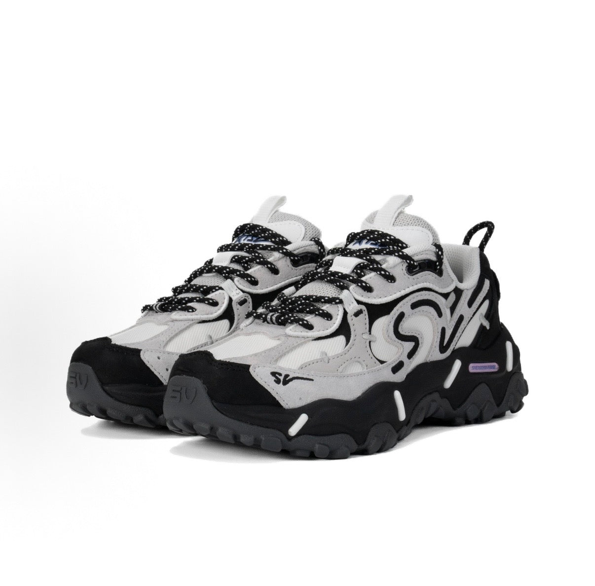 （Women）ANTA SNEAKERVERSE SV Cookie Fashionable Lifestyle Shoes - White/Gray