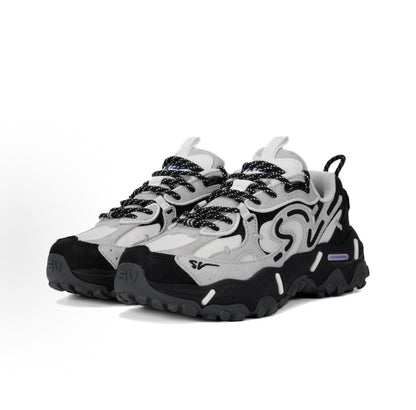 （Women）ANTA SNEAKERVERSE SV Cookie Fashionable Lifestyle Shoes - White/Gray