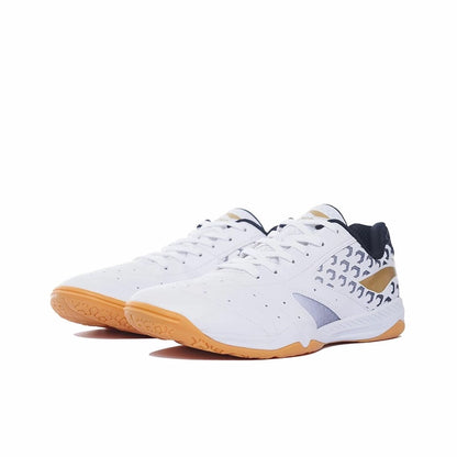 Li-Ning Professional Table Tennis Shoes - White/Black/Gold