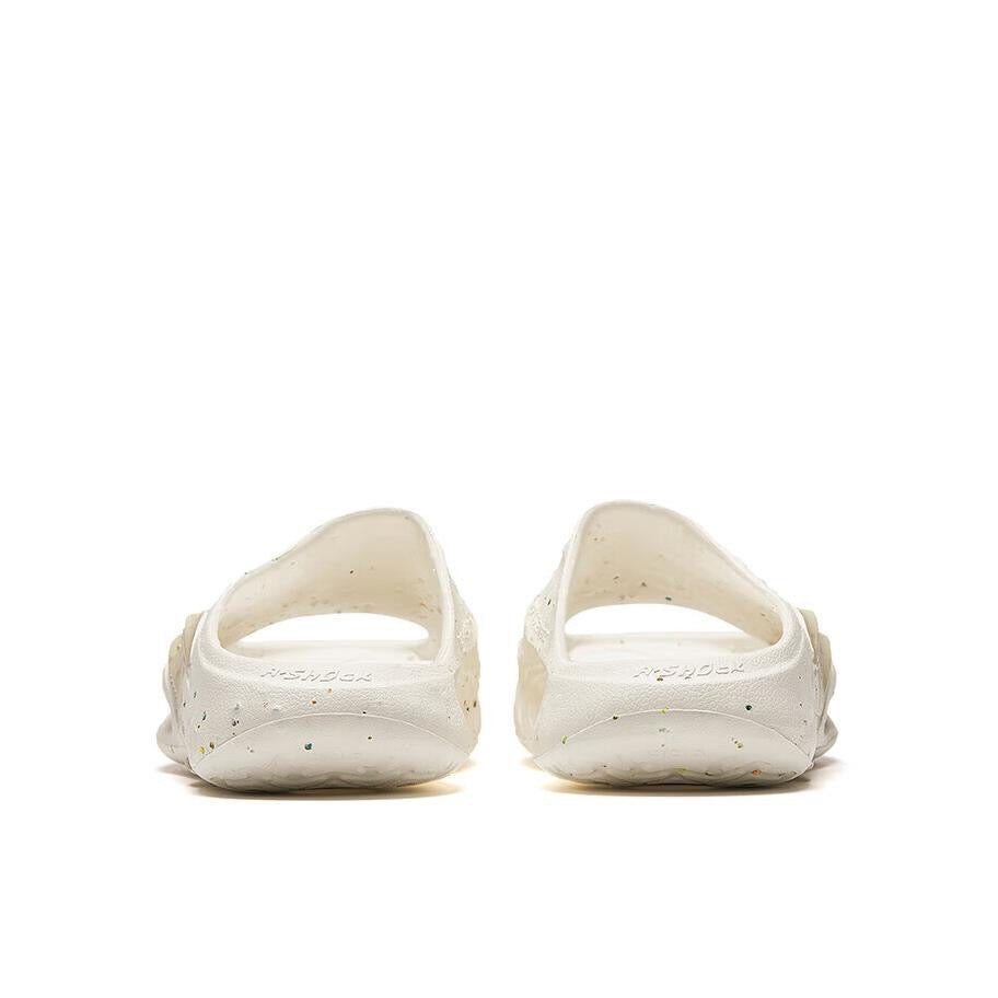 Anta Nitrogen Bubble Leisure Sports Recovery Slippers - White/Gold
