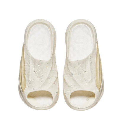 Anta Nitrogen Bubble Leisure Sports Recovery Slippers - White/Gold