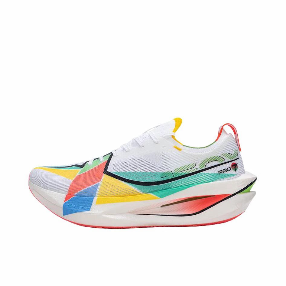 Xtep 160X 7.0 Pro Marathon Running Shoes - White/Green/Red