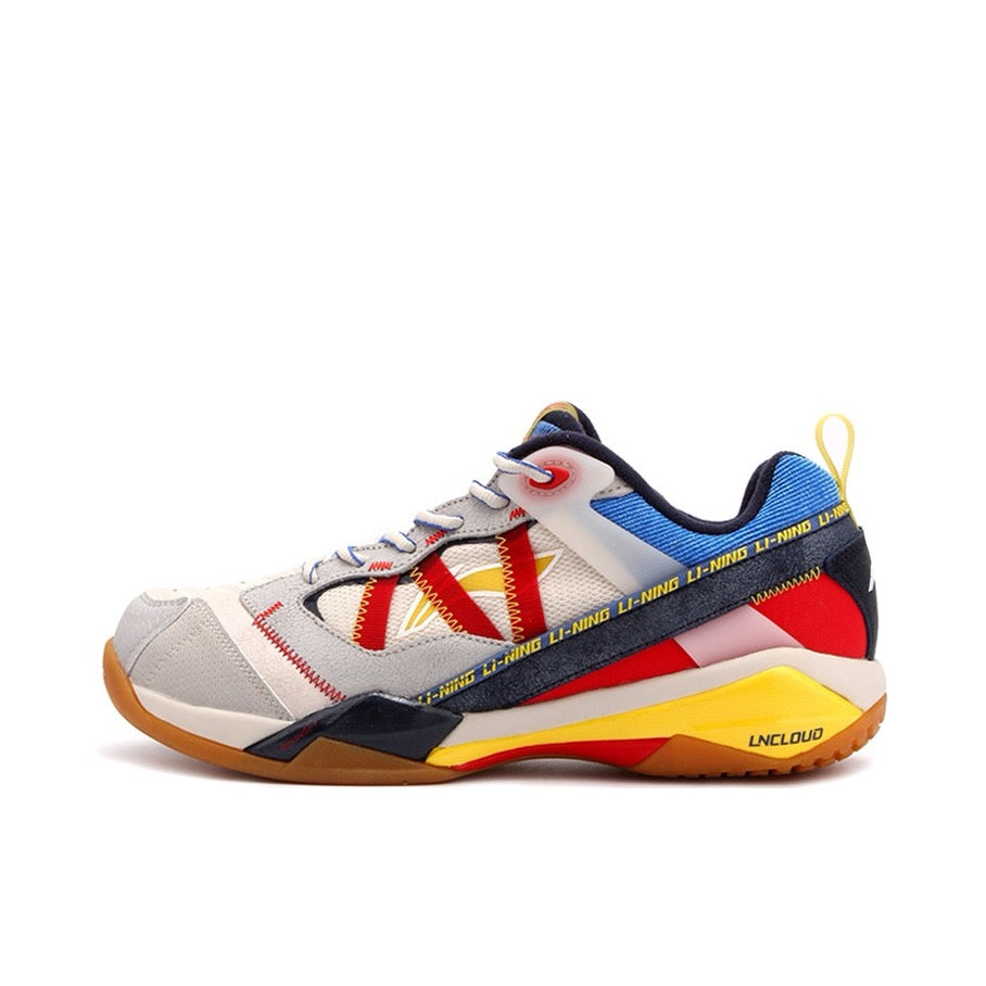 【Shi Yu Qi 】Li-Ning Invincible Ace Badminton Shoes - White/Red/Blue