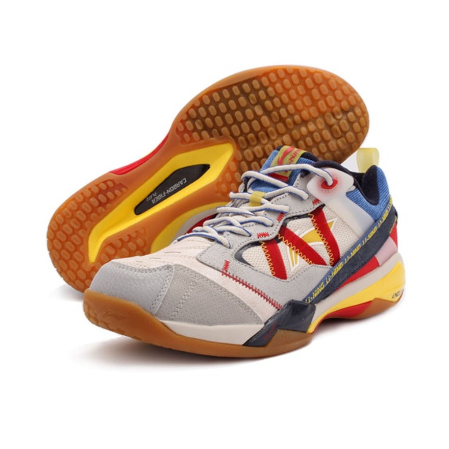 【Shi Yu Qi 】Li-Ning Invincible Ace Badminton Shoes - White/Red/Blue
